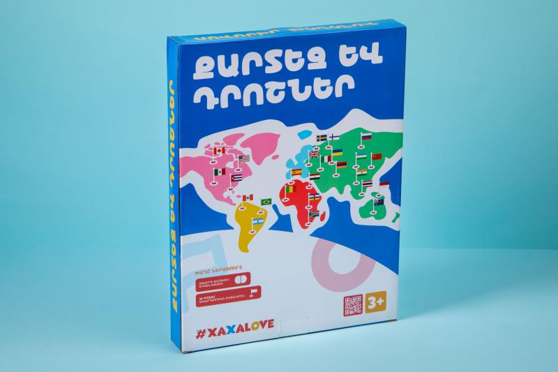 Карта и флажи