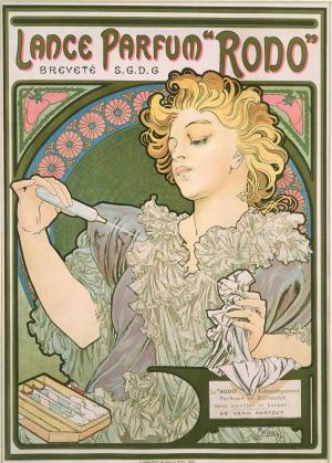 Alphonse Mucha - Lance parfum Rodo