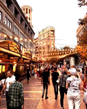 Աբովյան փողոցը և Հյուսիսային պողոտան