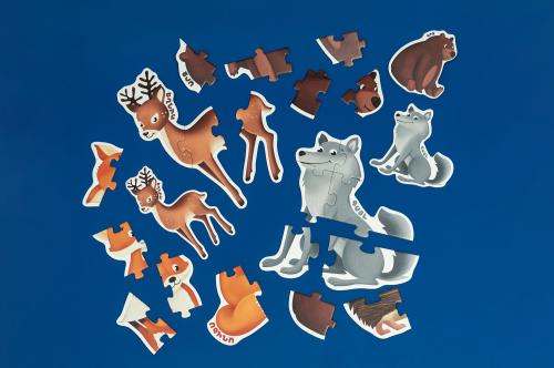 Мой первый пазл - Животные и их детеныши